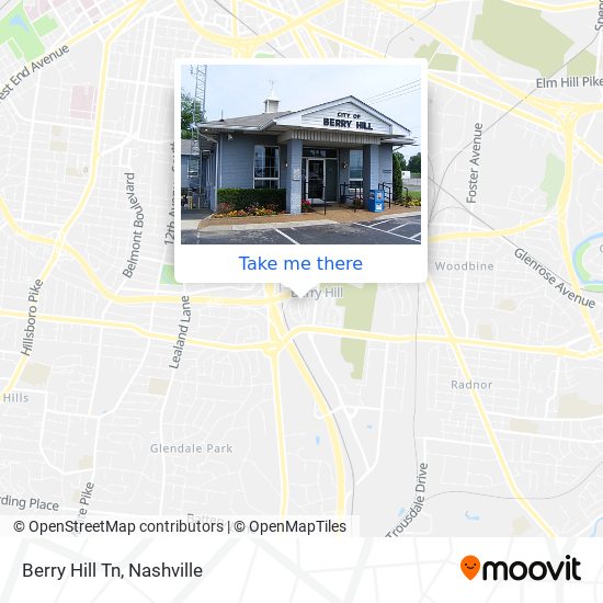 Mapa de Berry Hill Tn