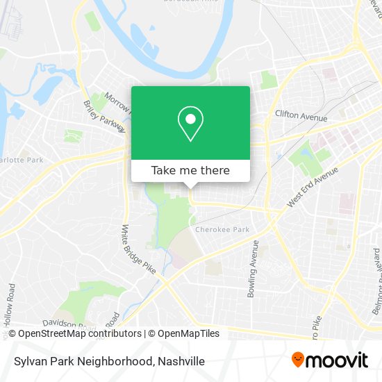 Sylvan Park Neighborhood map