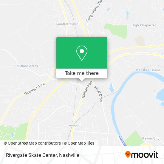 Rivergate Skate Center map