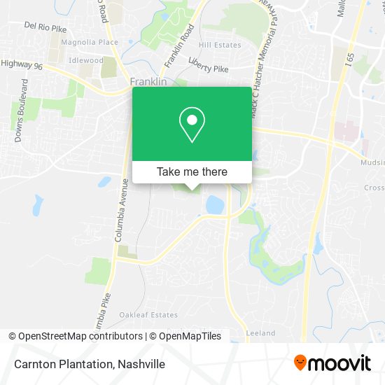 Mapa de Carnton Plantation