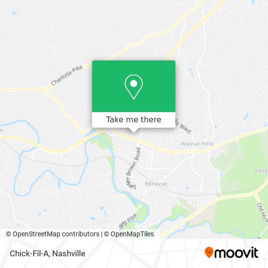 Chick-Fil-A map