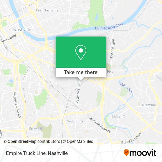 Mapa de Empire Truck Line