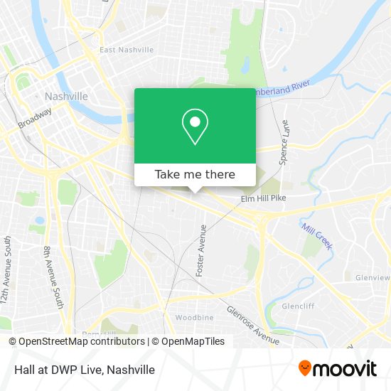 Hall at DWP Live map
