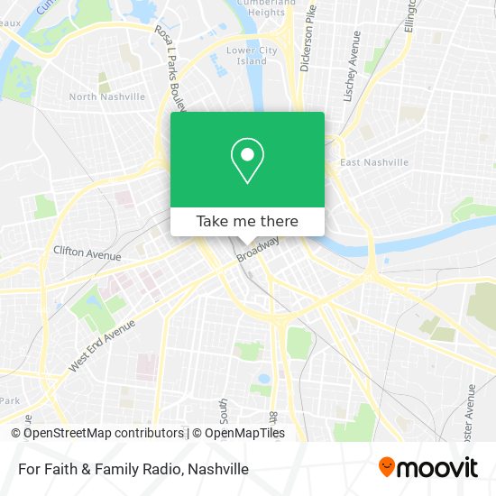 For Faith & Family Radio map