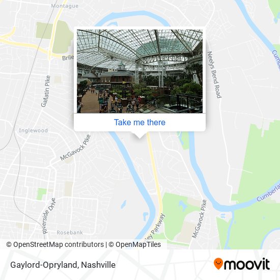 Mapa de Gaylord-Opryland