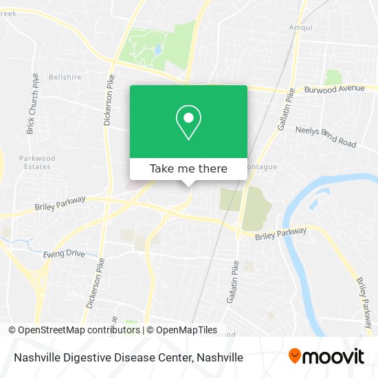 Nashville Digestive Disease Center map