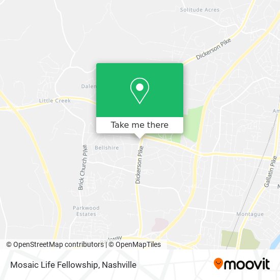 Mosaic Life Fellowship map