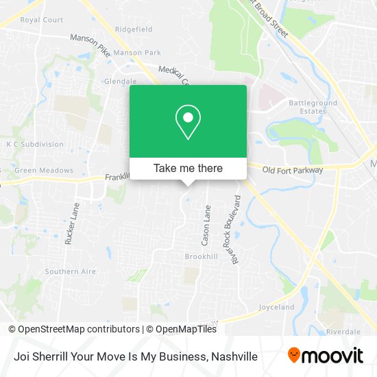 Mapa de Joi Sherrill Your Move Is My Business
