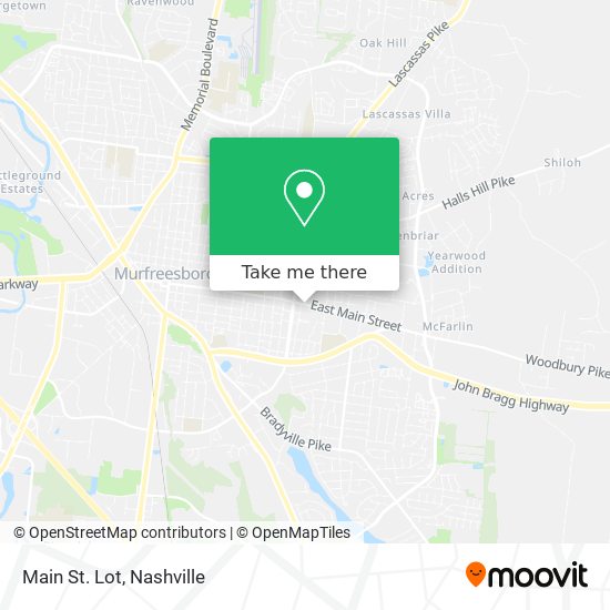 Mapa de Main St. Lot
