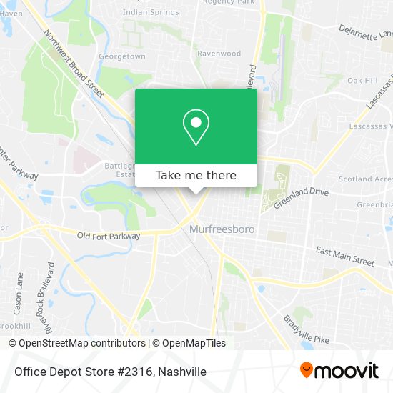 Office Depot Store #2316 map