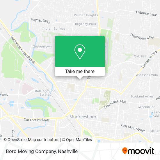 Mapa de Boro Moving Company