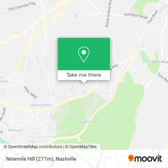 Mapa de Ninemile Hill (277m)