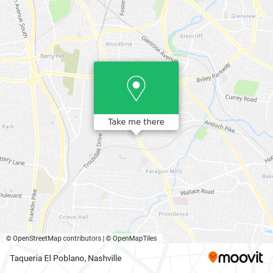 Mapa de Taqueria El Poblano