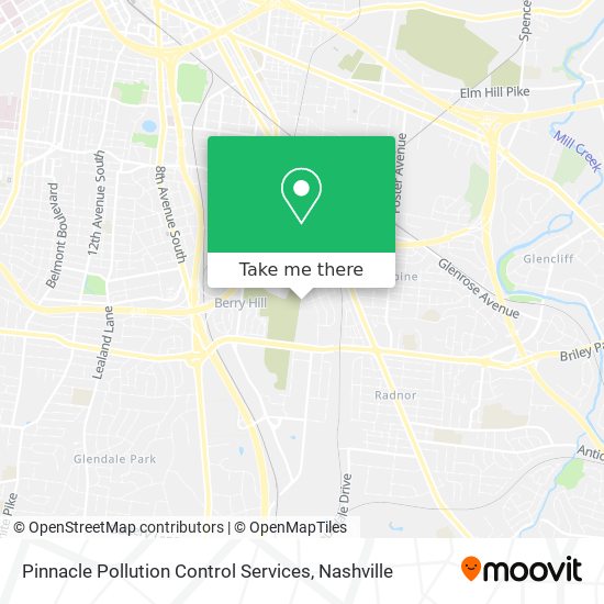 Pinnacle Pollution Control Services map