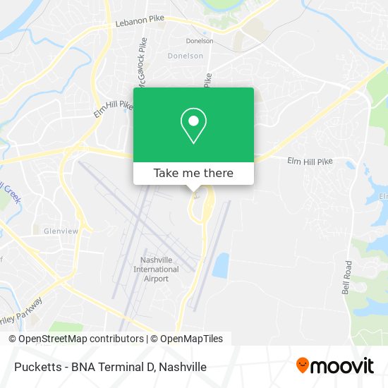 Pucketts - BNA Terminal D map