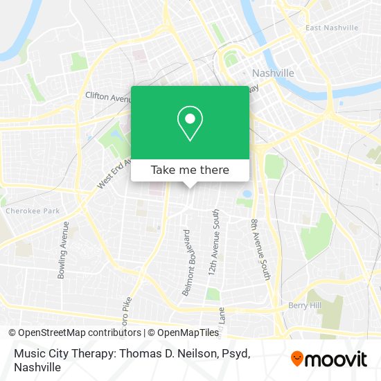 Mapa de Music City Therapy: Thomas D. Neilson, Psyd