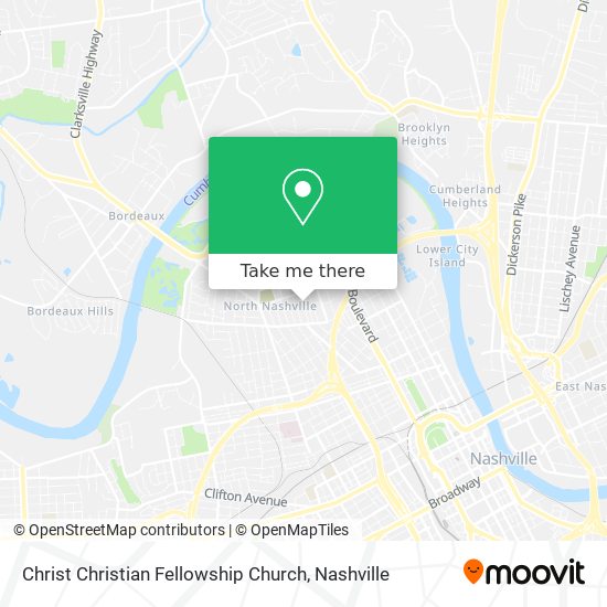 Mapa de Christ Christian Fellowship Church