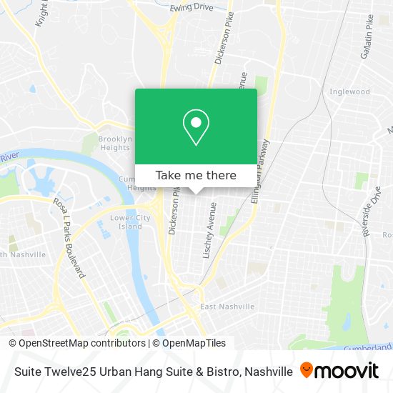Suite Twelve25 Urban Hang Suite & Bistro map