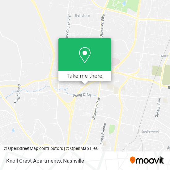 Knoll Crest Apartments map