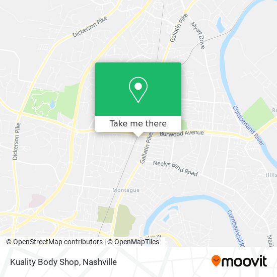 Kuality Body Shop map