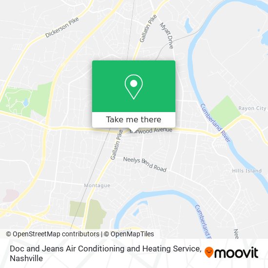 Mapa de Doc and Jeans Air Conditioning and Heating Service