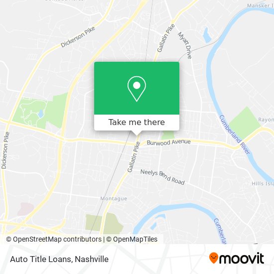 Mapa de Auto Title Loans