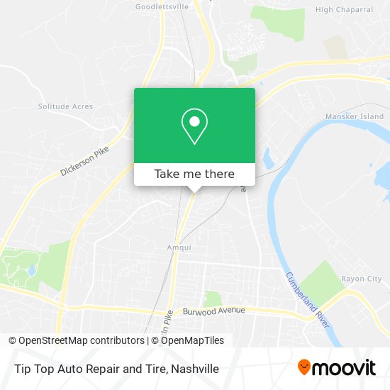 Mapa de Tip Top Auto Repair and Tire