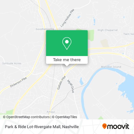 Mapa de Park & Ride Lot-Rivergate Mall