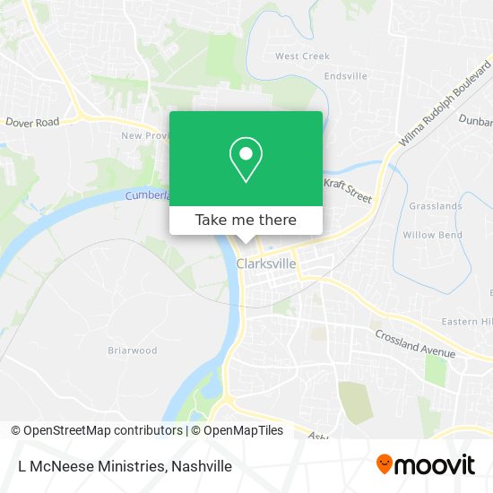 L McNeese Ministries map