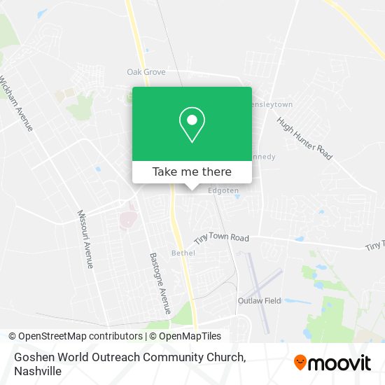Goshen World Outreach Community Church map