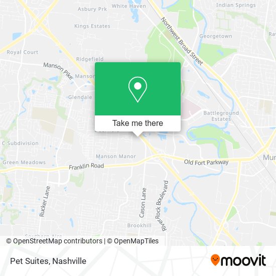 Mapa de Pet Suites