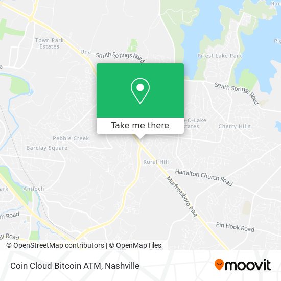 Coin Cloud Bitcoin ATM map