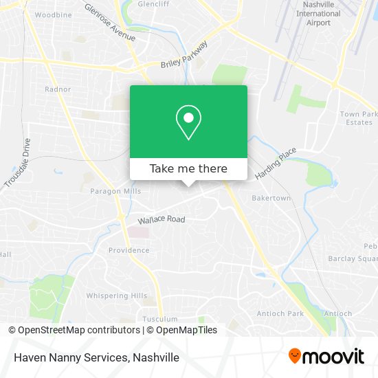Mapa de Haven Nanny Services