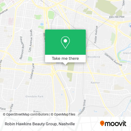 Robin Hawkins Beauty Group map