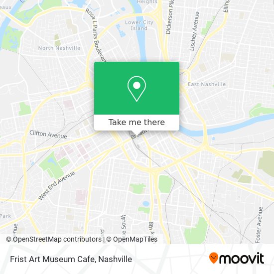 Mapa de Frist Art Museum Cafe