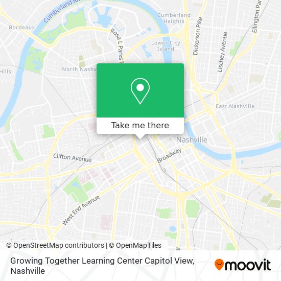 Mapa de Growing Together Learning Center Capitol View