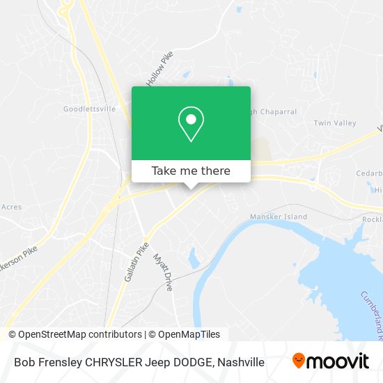 Mapa de Bob Frensley CHRYSLER Jeep DODGE