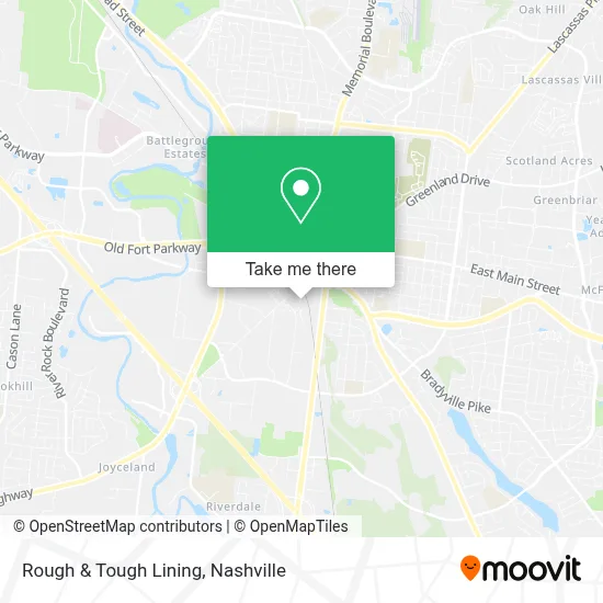 Rough & Tough Lining map