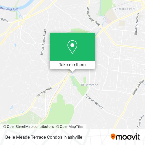 Mapa de Belle Meade Terrace Condos