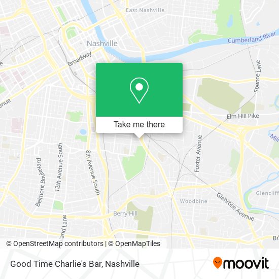 Good Time Charlie's Bar map