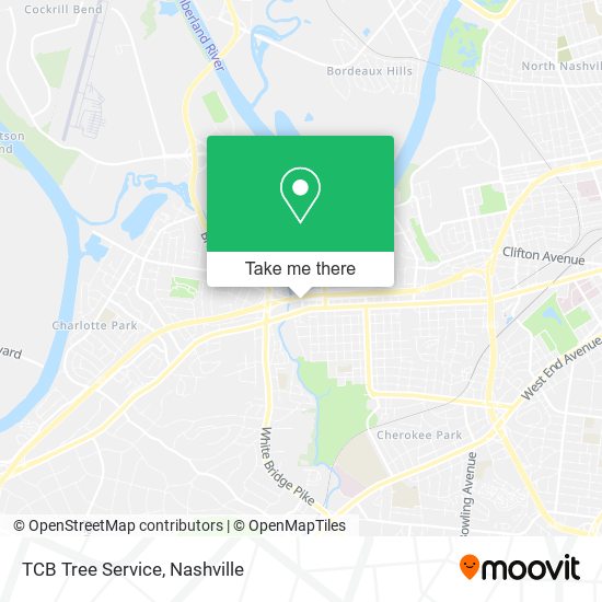 TCB Tree Service map