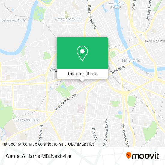 Gamal A Harris MD map