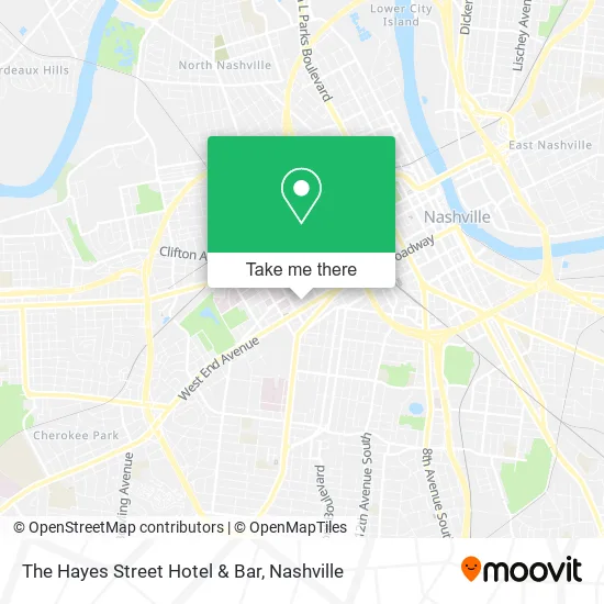 The Hayes Street Hotel & Bar map