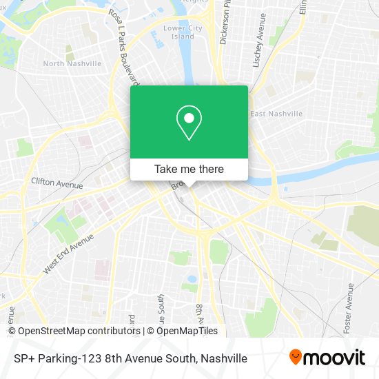 SP+ Parking-123 8th Avenue South map