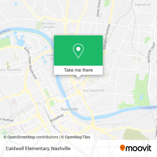 Caldwell Elementary map