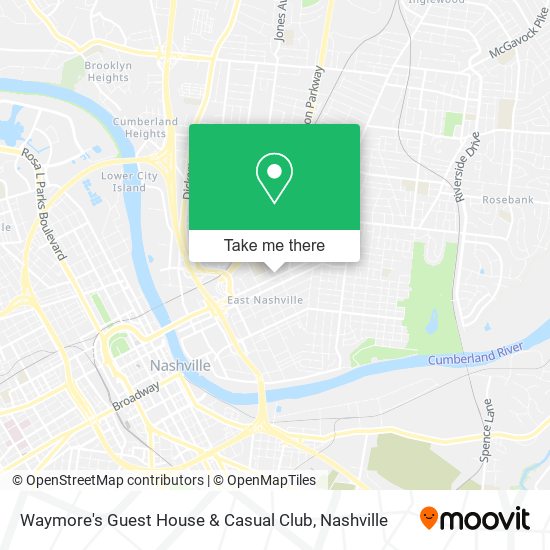 Waymore's Guest House & Casual Club map