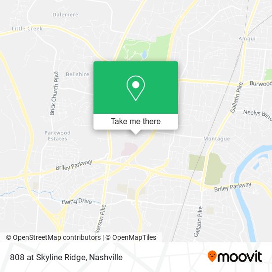 808 at Skyline Ridge map