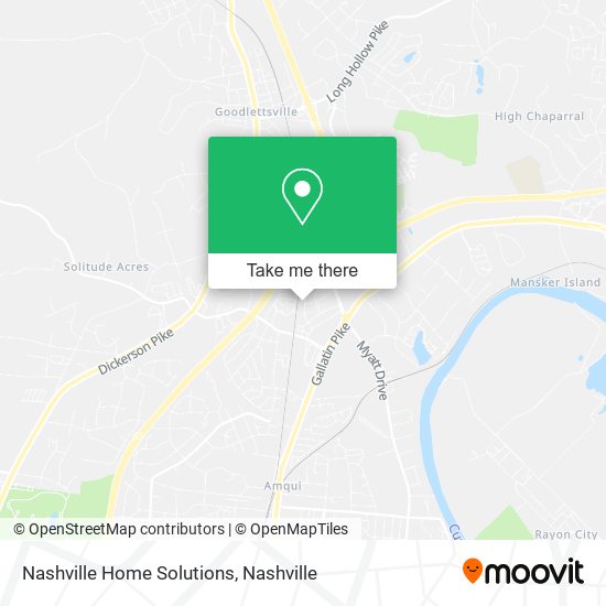 Mapa de Nashville Home Solutions