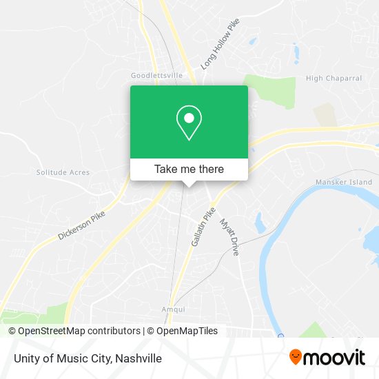 Unity of Music City map