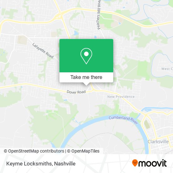 Mapa de Keyme Locksmiths
